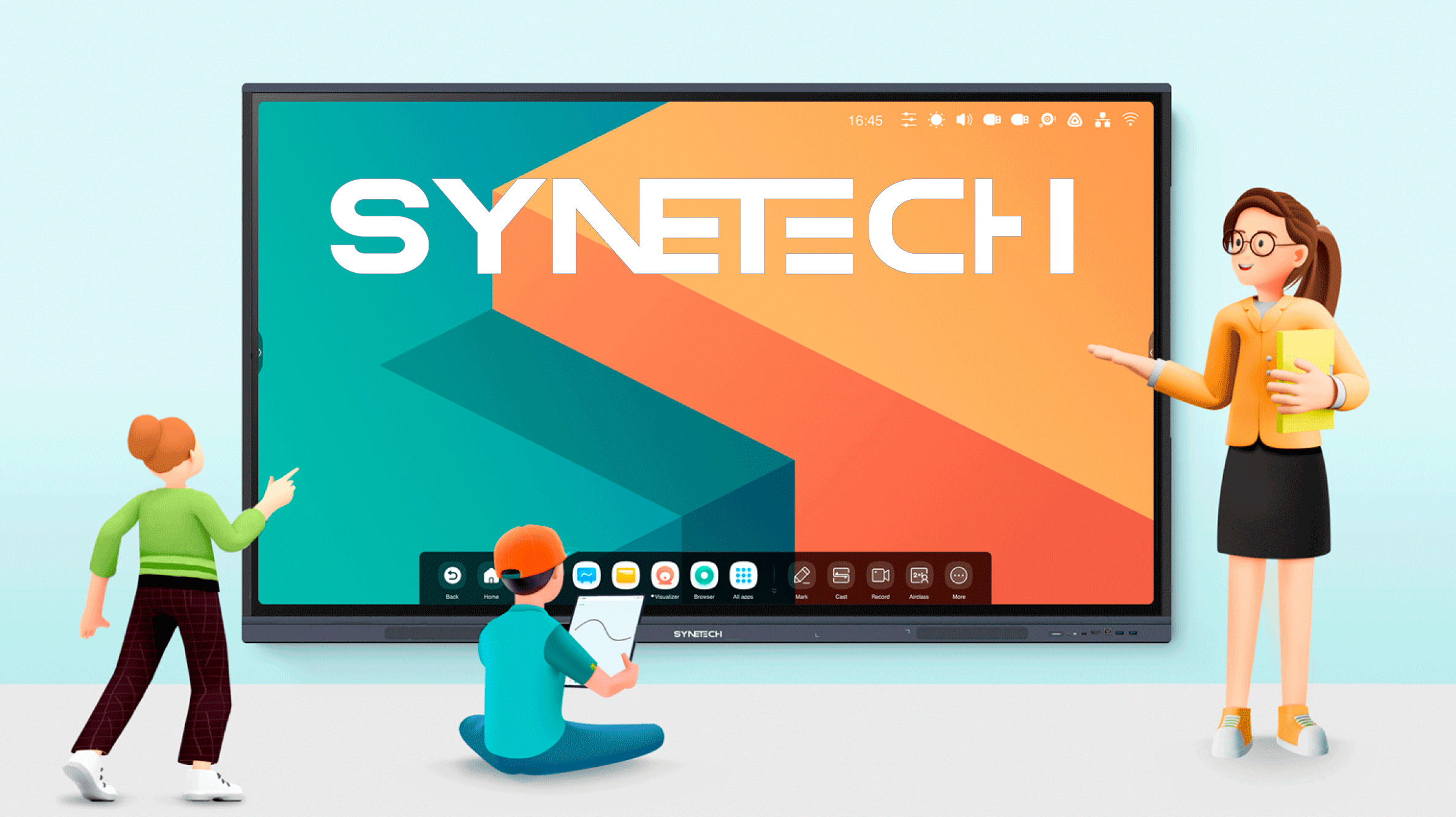 EMESA distribuidor de las nuevas pantallas interactivas de Synetech